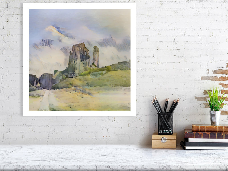 Wall Art Wednesday (Corfe Castle)