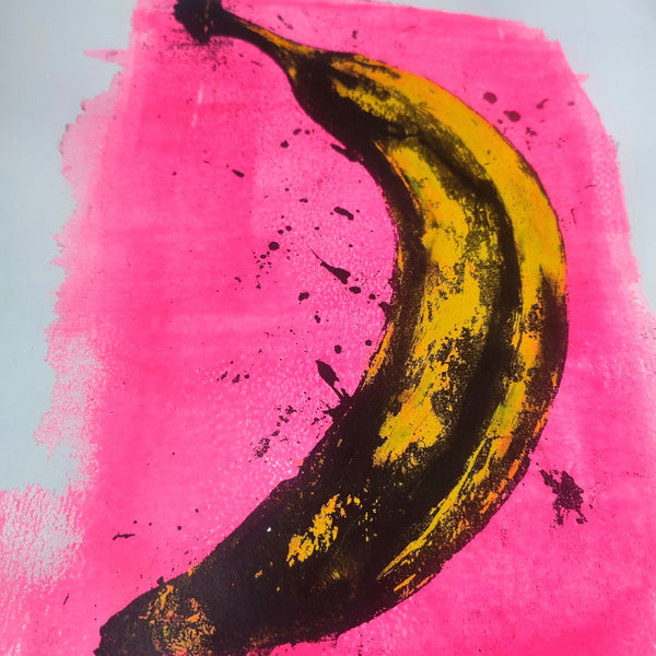 "Top Banana", Monotype artwork