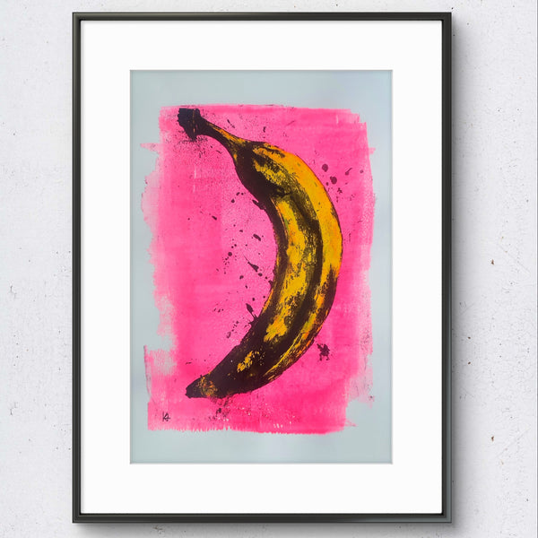"Top Banana", Monotype artwork