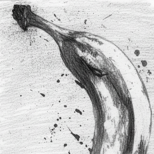 "Top Banana", Monotype artwork