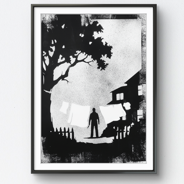 The Shape, Framed Limited Handmade Print (20 available)