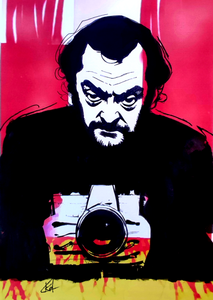 Kubrick, ink sketch original. A4