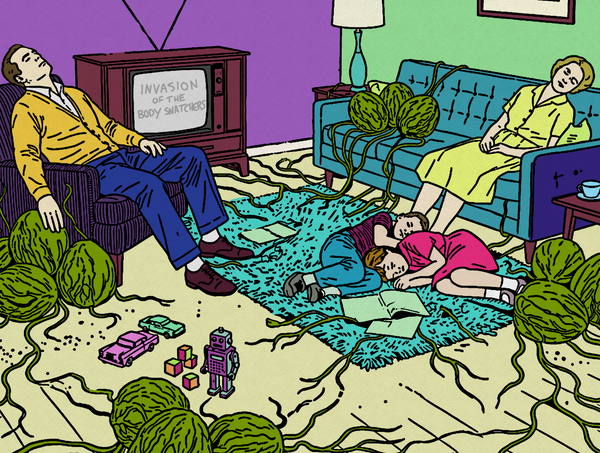"Invasion of the Body Snatchers 50s", Pop Artwork