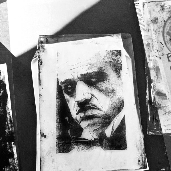 The Original Don, Framed Limited Handmade Print (8 available)
