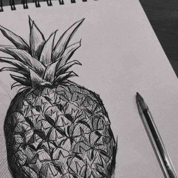 "Pineapple Express", Monotype artwork