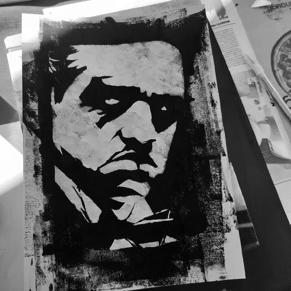 The Original Don, Framed Limited Handmade Print (8 available)