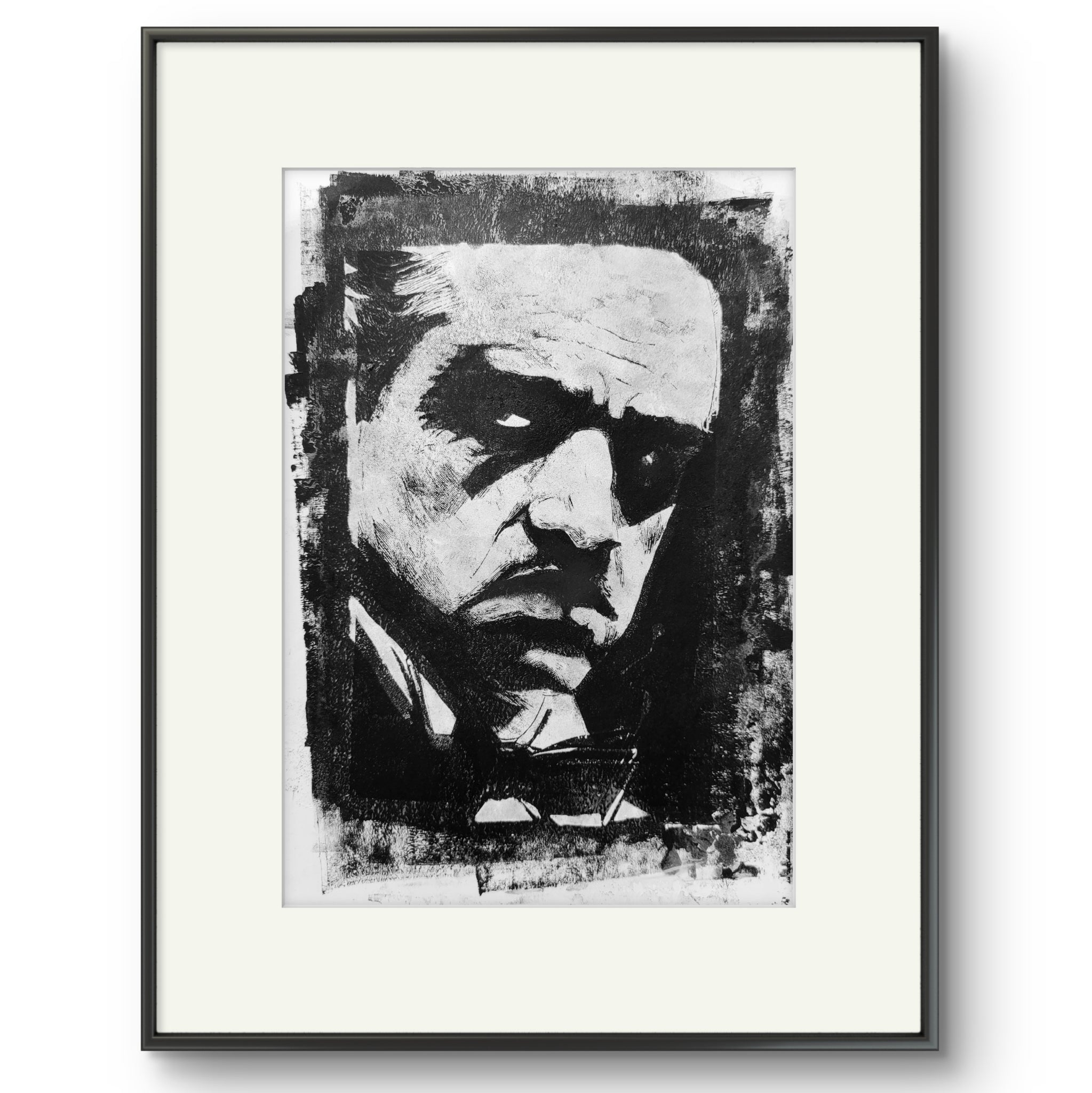 The Original Don, Framed Limited Handmade Print (8 available)