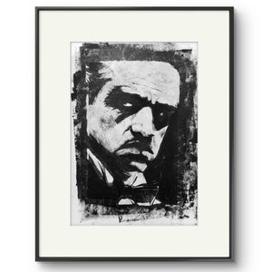 The Original Don, Framed Limited Handmade Print (8 available)
