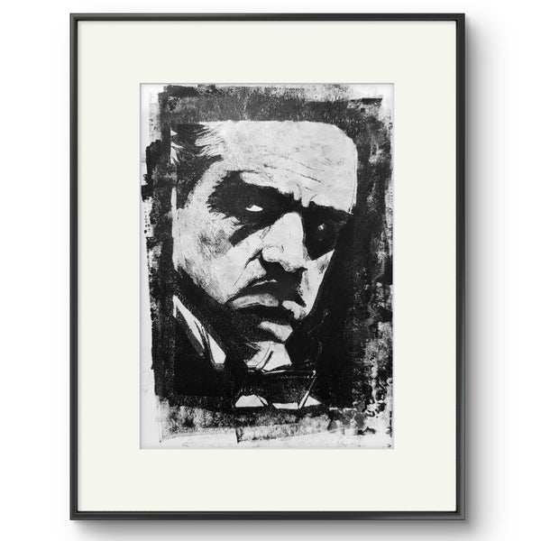 The Original Don, Framed Limited Handmade Print (8 available)