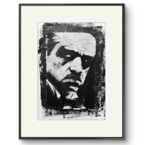 The Original Don, Framed Limited Handmade Print (8 available)