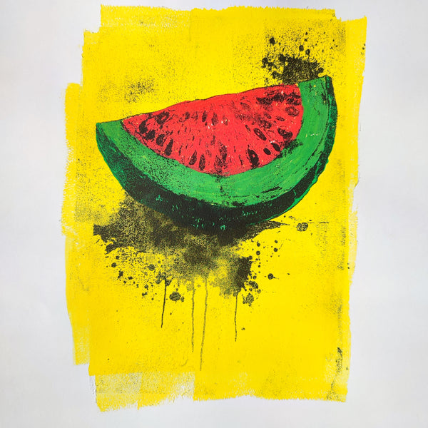 "Watermelon Sugar", Monotype artwork