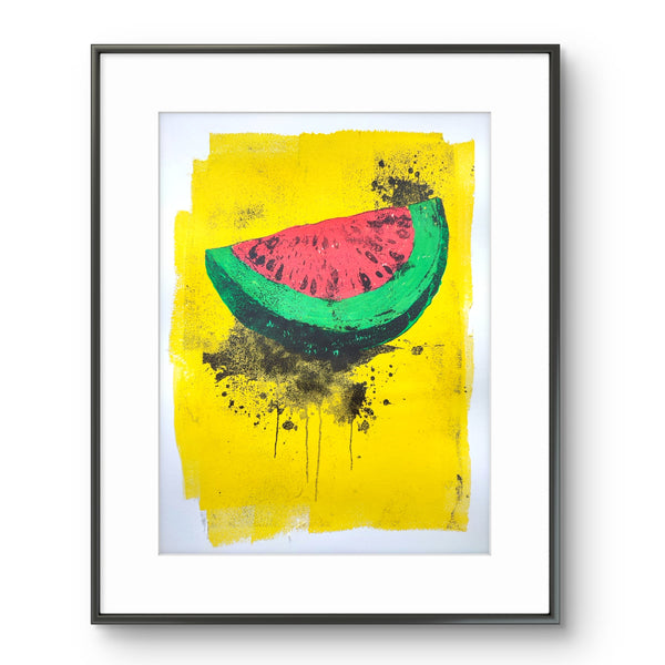 "Watermelon Sugar", Monotype artwork