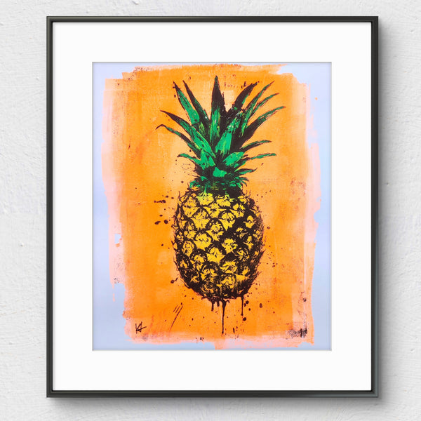 "Pineapple Express", Monotype artwork