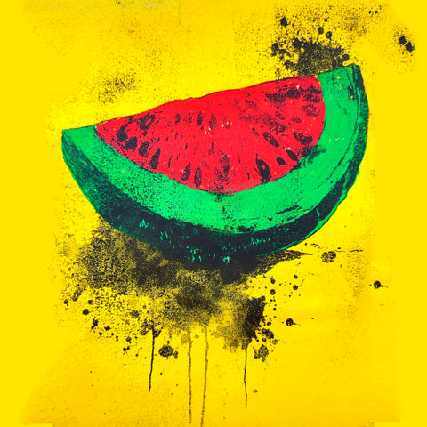"Watermelon Sugar", Monotype artwork