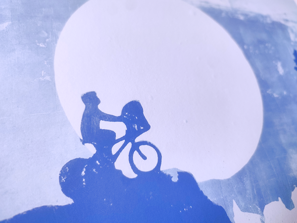 "Flying Free", Monotype artwork